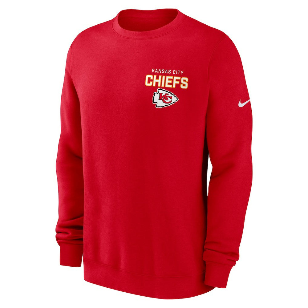 Kansas City Chiefs Primetime Club Fleece Pullover Sweatshirt Red | Nike for Sale
