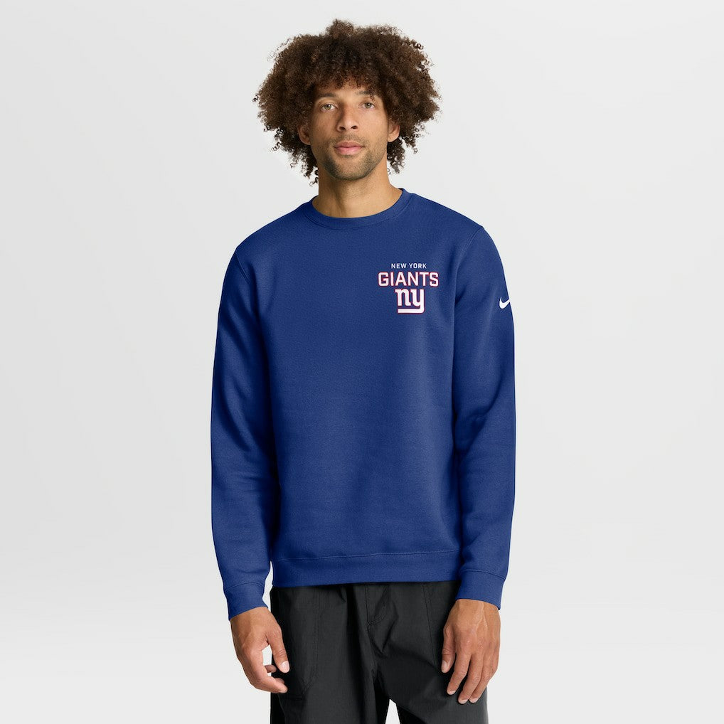 New York Giants Primetime Club Fleece Pullover Sweatshirt Royal | Nike for Sale