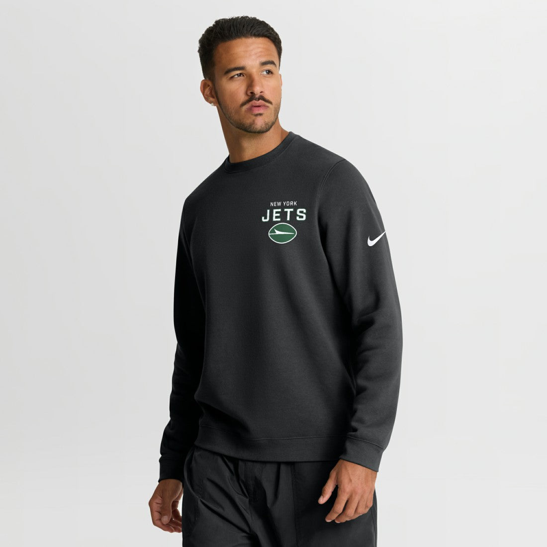 New York Jets Primetime Club Fleece Pullover Sweatshirt Black | Nike for Sale