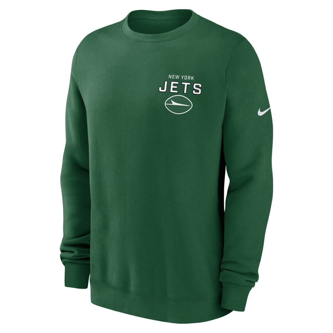New York Jets Primetime Club Fleece Pullover Sweatshirt Green | Nike for Sale