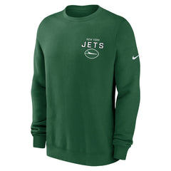 New York Jets Primetime Club Fleece Pullover Sweatshirt Green | Nike for Sale