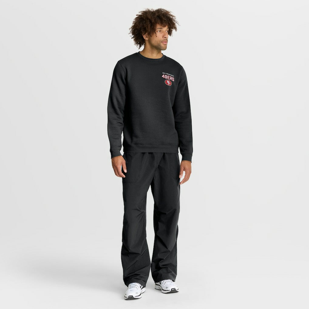 San Francisco 49ers Primetime Club Fleece Pullover Sweatshirt Black | Nike for Sale