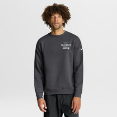 Seattle Seahawks Primetime Club Fleece Pullover Sweatshirt Anthracite | Nike for Sale