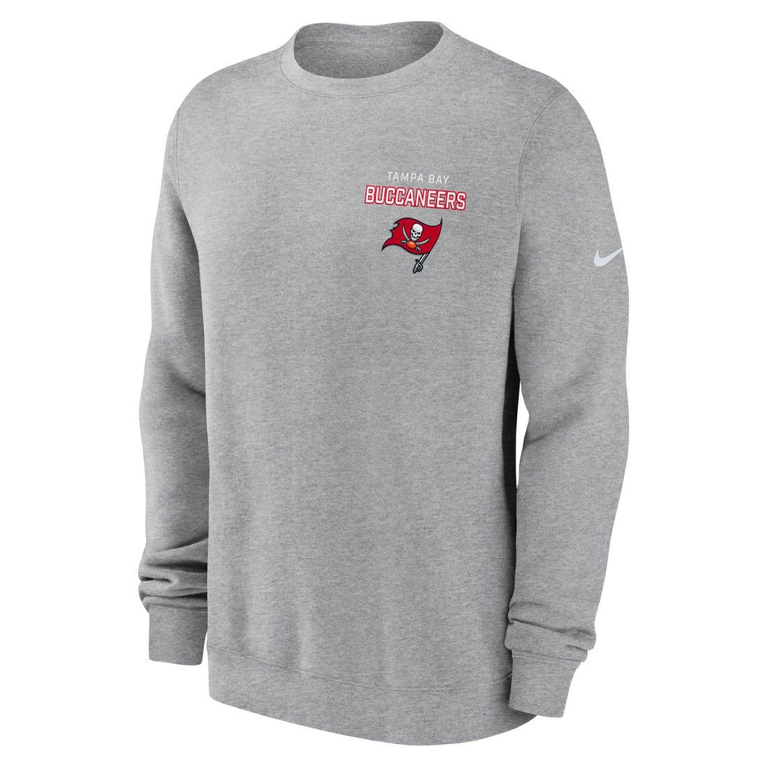Tampa Bay Buccaneers Primetime Club Fleece Pullover Sweatshirt Heather Gray | Nike for Sale