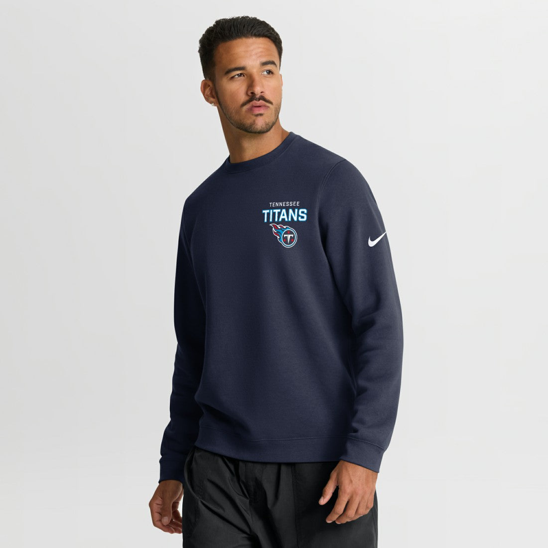 Tennessee Titans Primetime Club Fleece Pullover Sweatshirt Navy | Nike for Sale