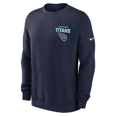 Tennessee Titans Primetime Club Fleece Pullover Sweatshirt Navy | Nike for Sale