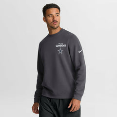 Dallas Cowboys Primetime Club Fleece Pullover Sweatshirt Anthracite | Nike for Sale