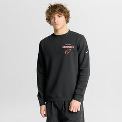 Arizona Cardinals Primetime Club Fleece Pullover Sweatshirt Black | Nike for Sale