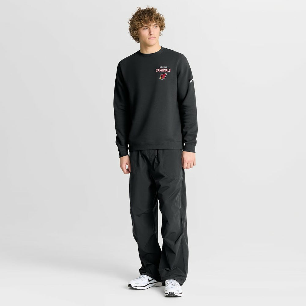 Arizona Cardinals Primetime Club Fleece Pullover Sweatshirt Black | Nike for Sale