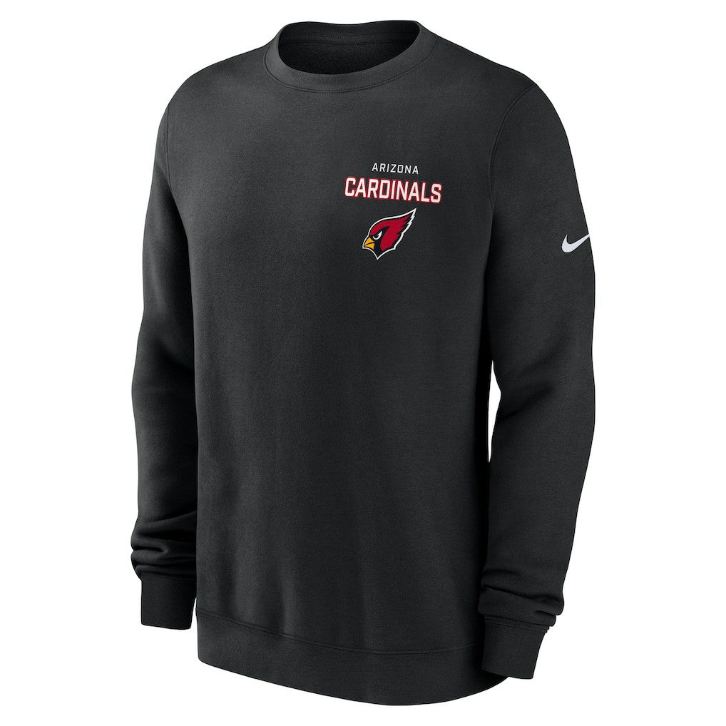 Arizona Cardinals Primetime Club Fleece Pullover Sweatshirt Black | Nike for Sale