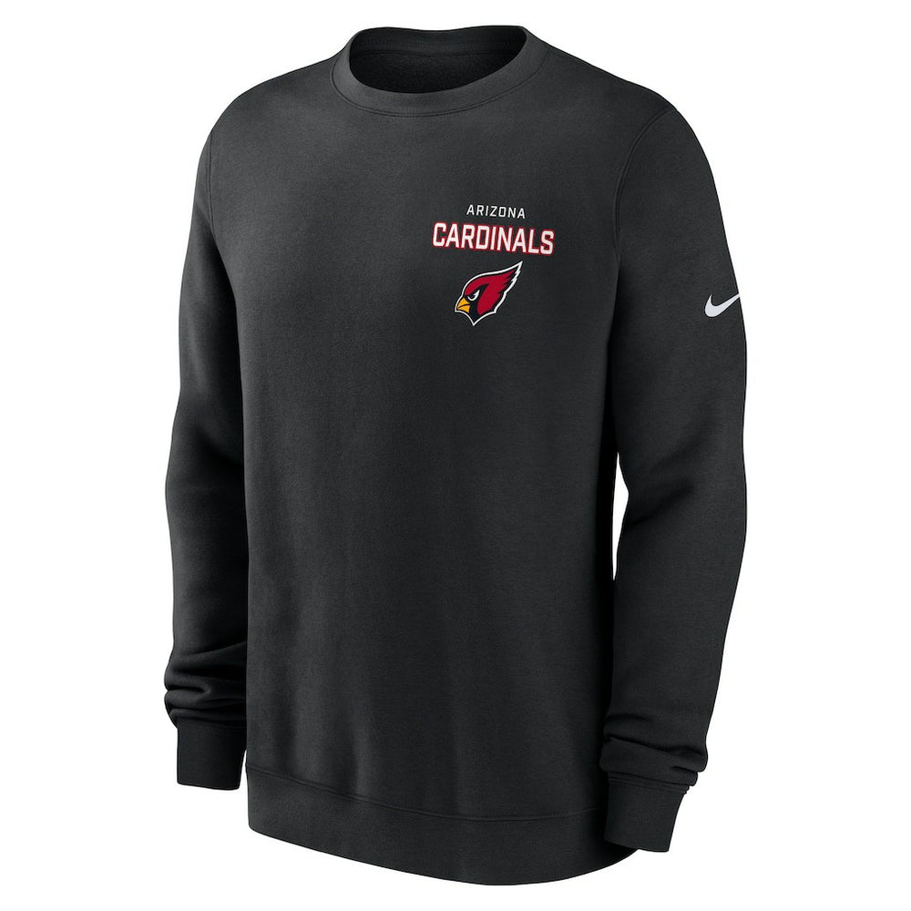 Arizona Cardinals Primetime Club Fleece Pullover Sweatshirt Black | Nike for Sale
