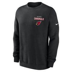 Arizona Cardinals Primetime Club Fleece Pullover Sweatshirt Black | Nike for Sale