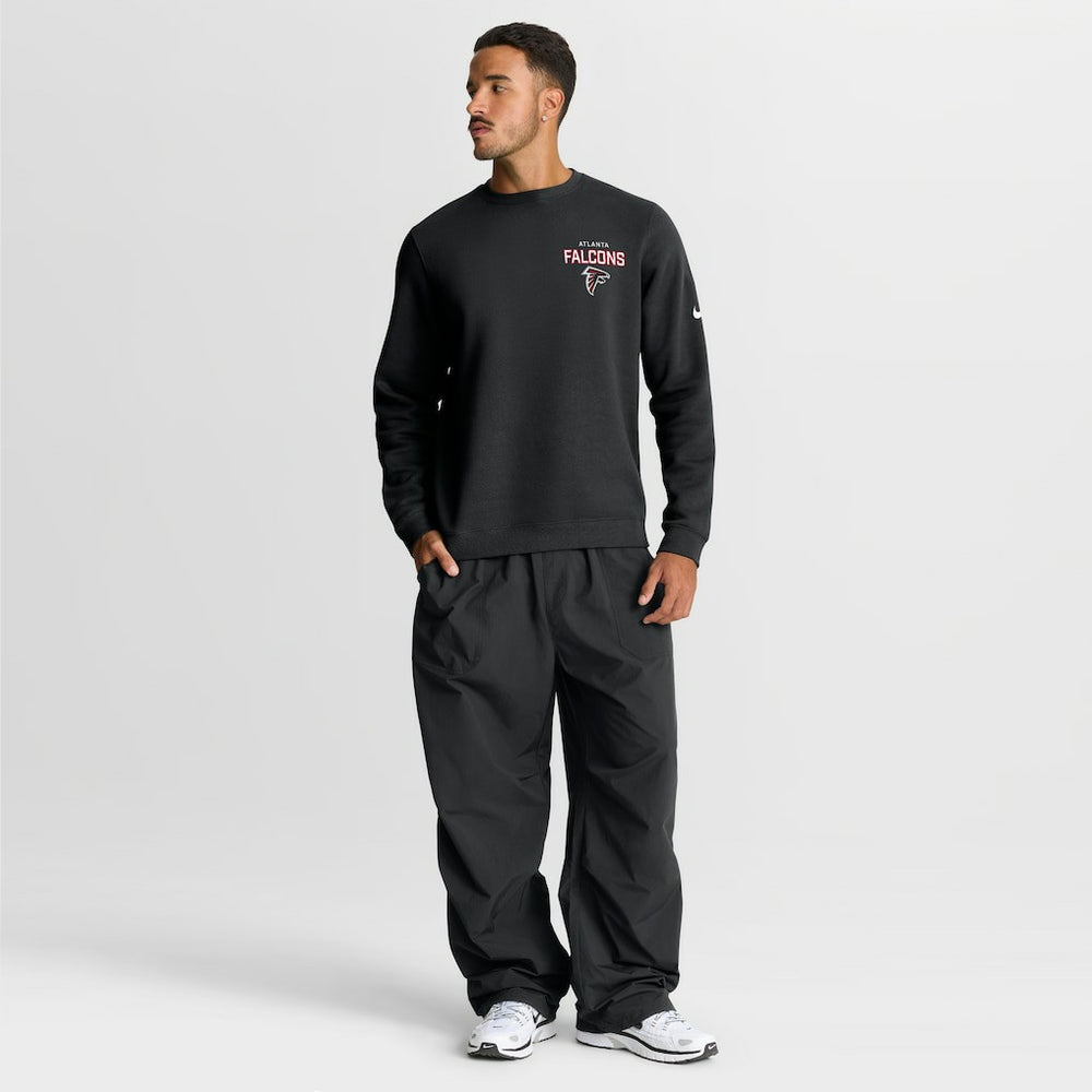 Atlanta Falcons Primetime Club Fleece Pullover Sweatshirt Black | Nike for Sale