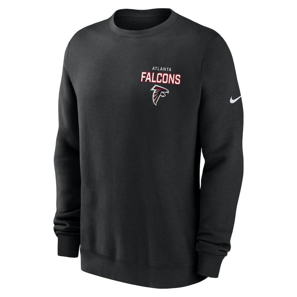 Atlanta Falcons Primetime Club Fleece Pullover Sweatshirt Black | Nike for Sale