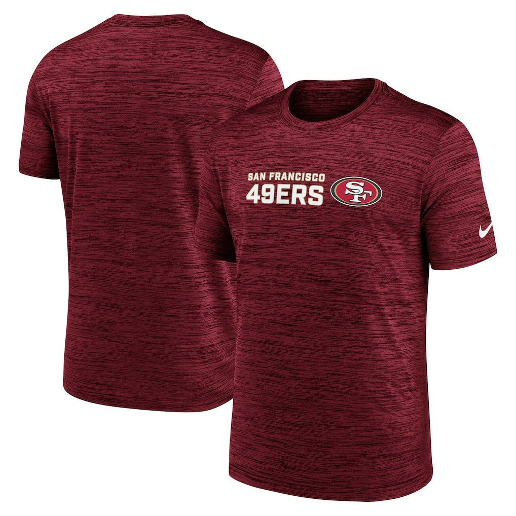 San Francisco 49ers Big & Tall Primetime Reverse Play Velocity Performance T-Shirt Scarlet | Nike for Sale