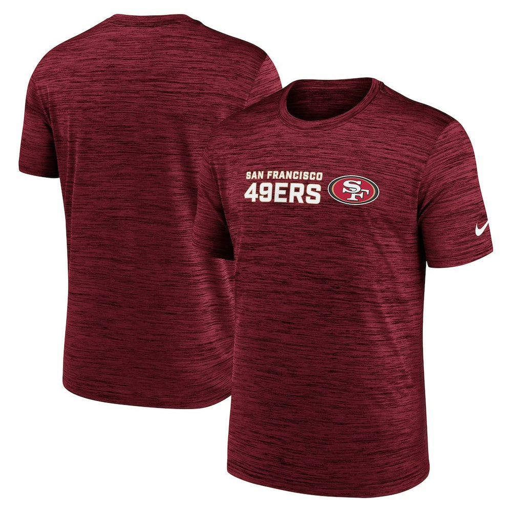 San Francisco 49ers Big & Tall Primetime Reverse Play Velocity Performance T-Shirt Scarlet | Nike for Sale