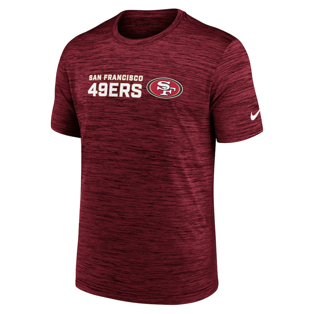 San Francisco 49ers Big & Tall Primetime Reverse Play Velocity Performance T-Shirt Scarlet | Nike for Sale