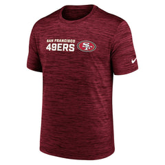 San Francisco 49ers Big & Tall Primetime Reverse Play Velocity Performance T-Shirt Scarlet | Nike for Sale