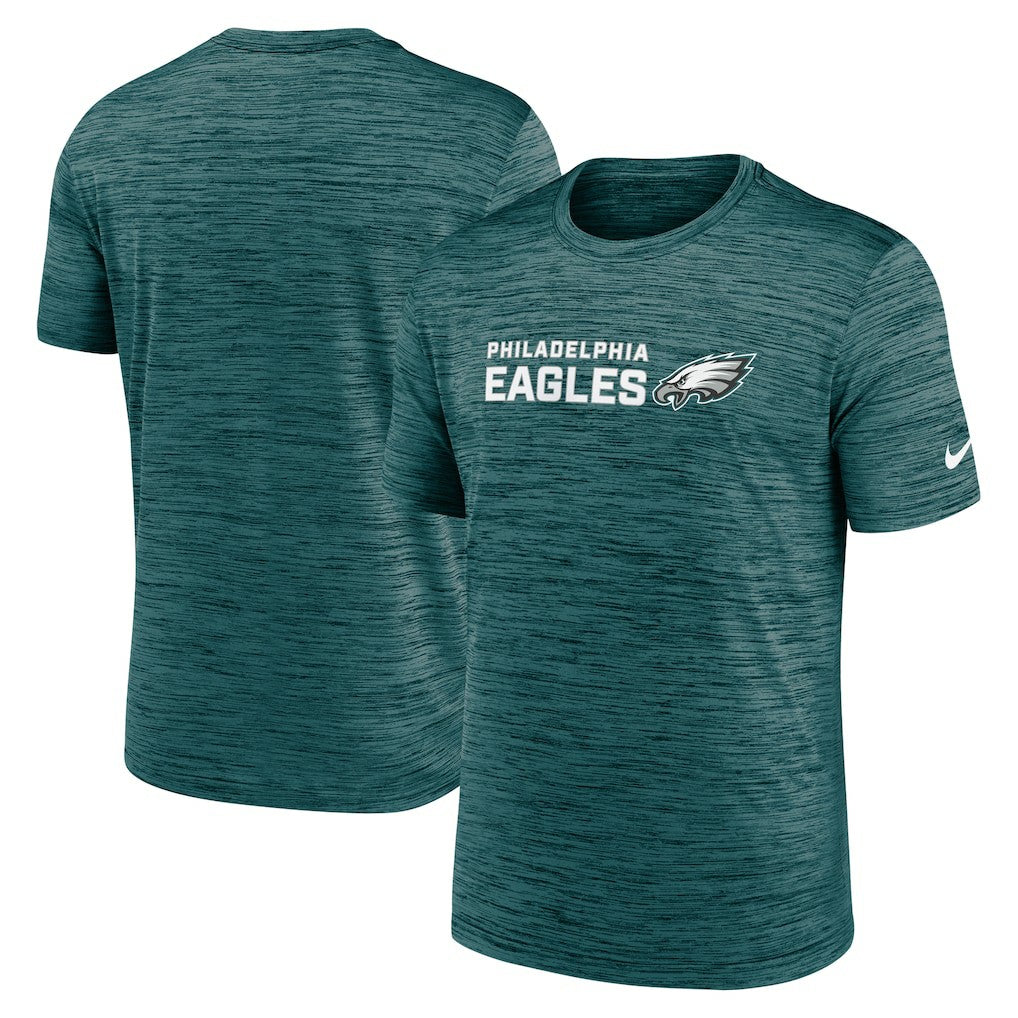 Philadelphia Eagles Big & Tall Primetime Reverse Play Velocity Performance T-Shirt Midnight Green | Nike for Sale
