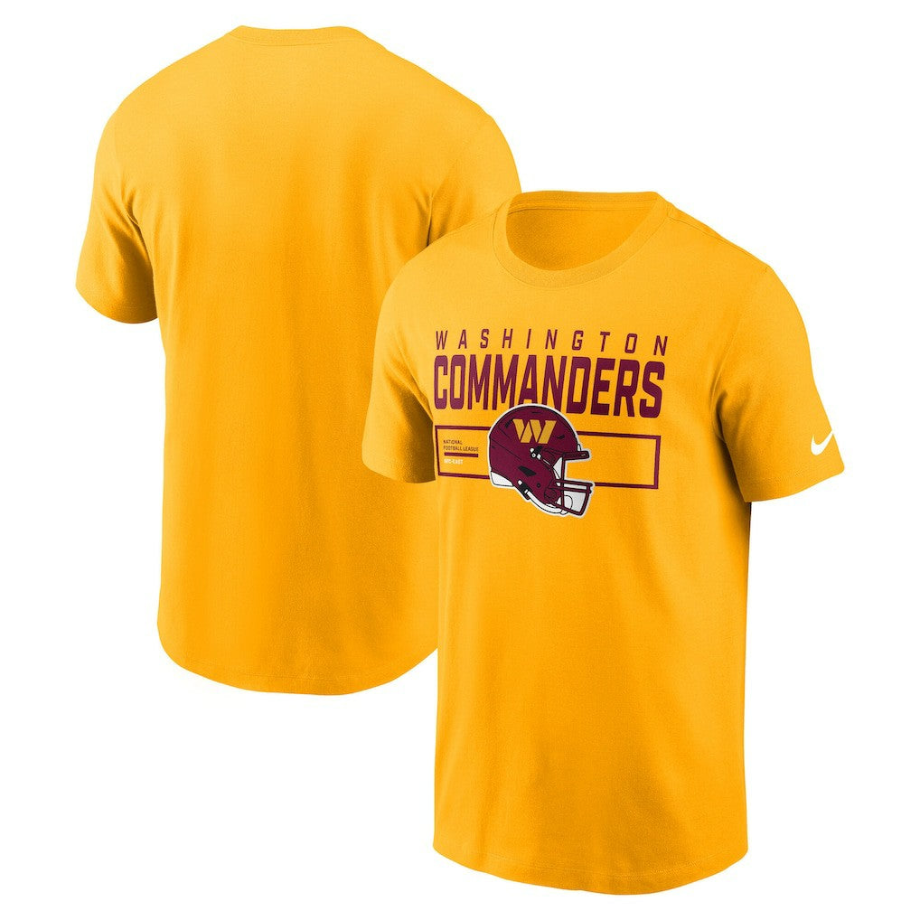 Washington Commanders Primetime Helmet Essential T-Shirt Gold | Nike for Sale