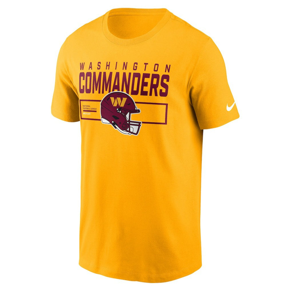 Washington Commanders Primetime Helmet Essential T-Shirt Gold | Nike for Sale