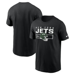 New York Jets Primetime Helmet Essential T-Shirt Black | Nike for Sale