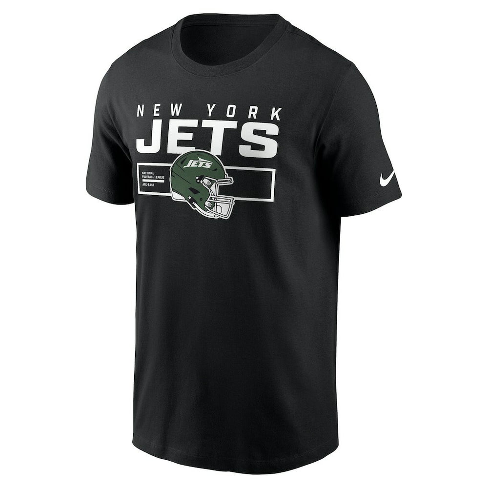 New York Jets Primetime Helmet Essential T-Shirt Black | Nike for Sale