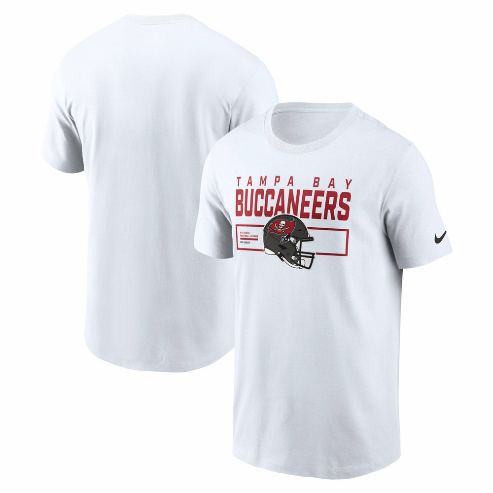 Tampa Bay Buccaneers Primetime Helmet Essential T-Shirt White | Nike for Sale