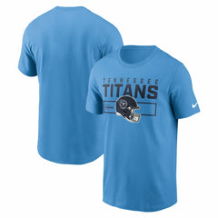 Tennessee Titans Primetime Helmet Essential T-Shirt Light Blue | Nike for Sale