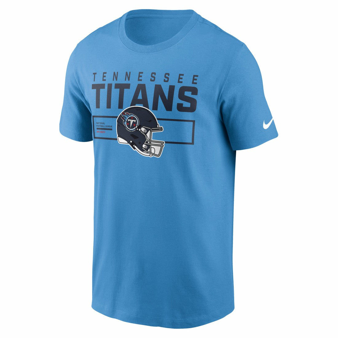 Tennessee Titans Primetime Helmet Essential T-Shirt Light Blue | Nike for Sale