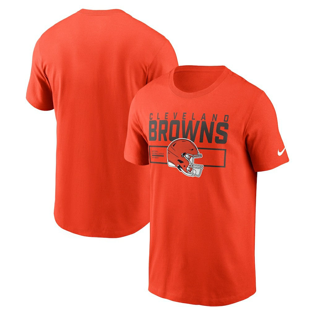 Cleveland Browns Primetime Helmet Essential T-Shirt Orange | Nike for Sale