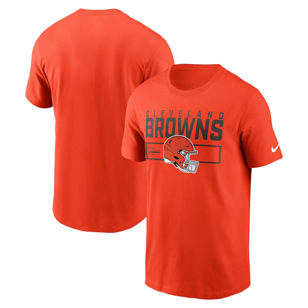 Cleveland Browns Primetime Helmet Essential T-Shirt Orange | Nike for Sale