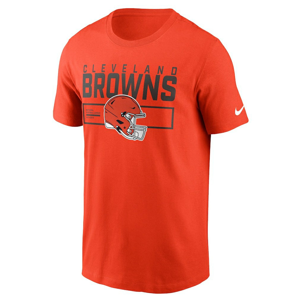 Cleveland Browns Primetime Helmet Essential T-Shirt Orange | Nike for Sale