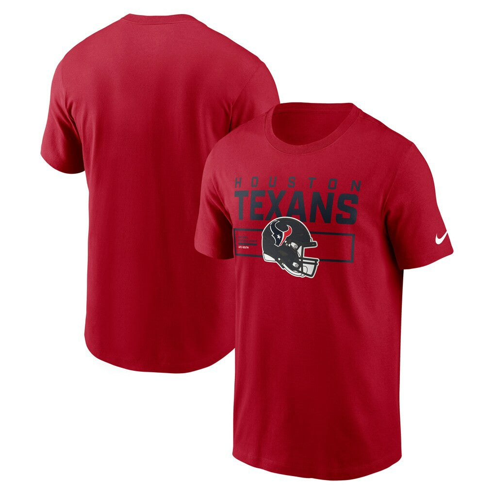 Houston Texans Primetime Helmet Essential T-Shirt Red | Nike for Sale