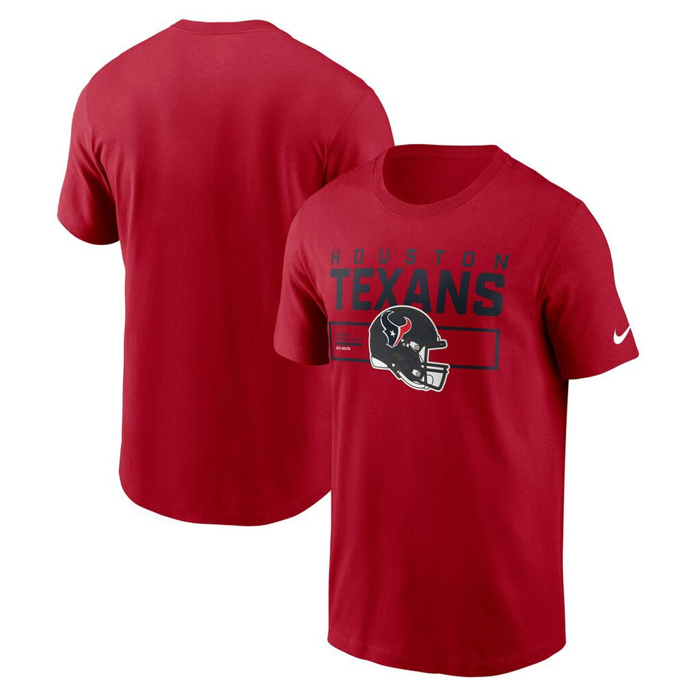 Houston Texans Primetime Helmet Essential T-Shirt Red | Nike for Sale