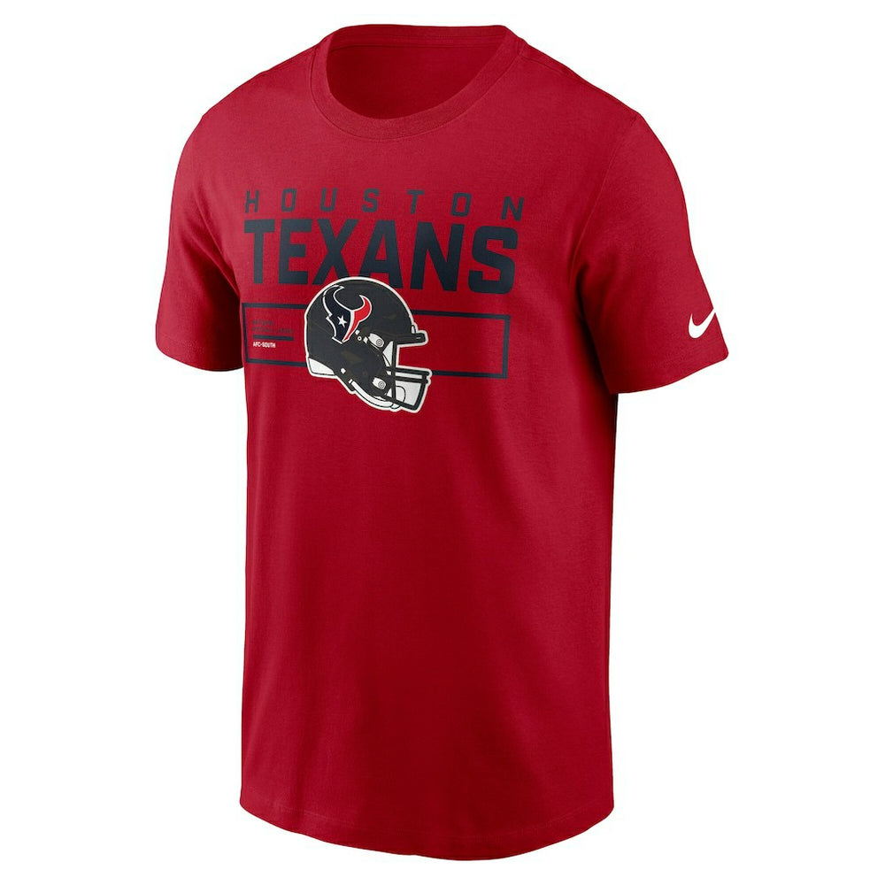 Houston Texans Primetime Helmet Essential T-Shirt Red | Nike for Sale