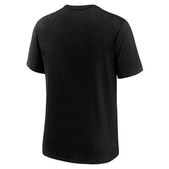 Pittsburgh Steelers Long Pass Tri-Blend T-Shirt Heather Navy | Nike for Sale