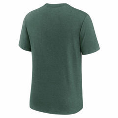 Green Bay Packers Long Pass Tri-Blend T-Shirt Heather Green | Nike for Sale