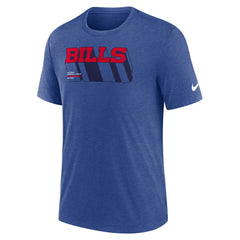 Buffalo Bills Long Pass Tri-Blend T-Shirt Heather Royal | Nike for Sale
