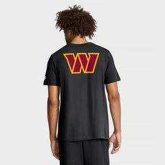 Washington Commanders Rewind Front and Back Hit Essential T-Shirt Black | Nike for Sale