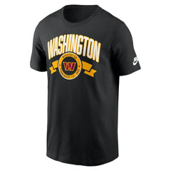 Washington Commanders Rewind Front and Back Hit Essential T-Shirt Black | Nike for Sale