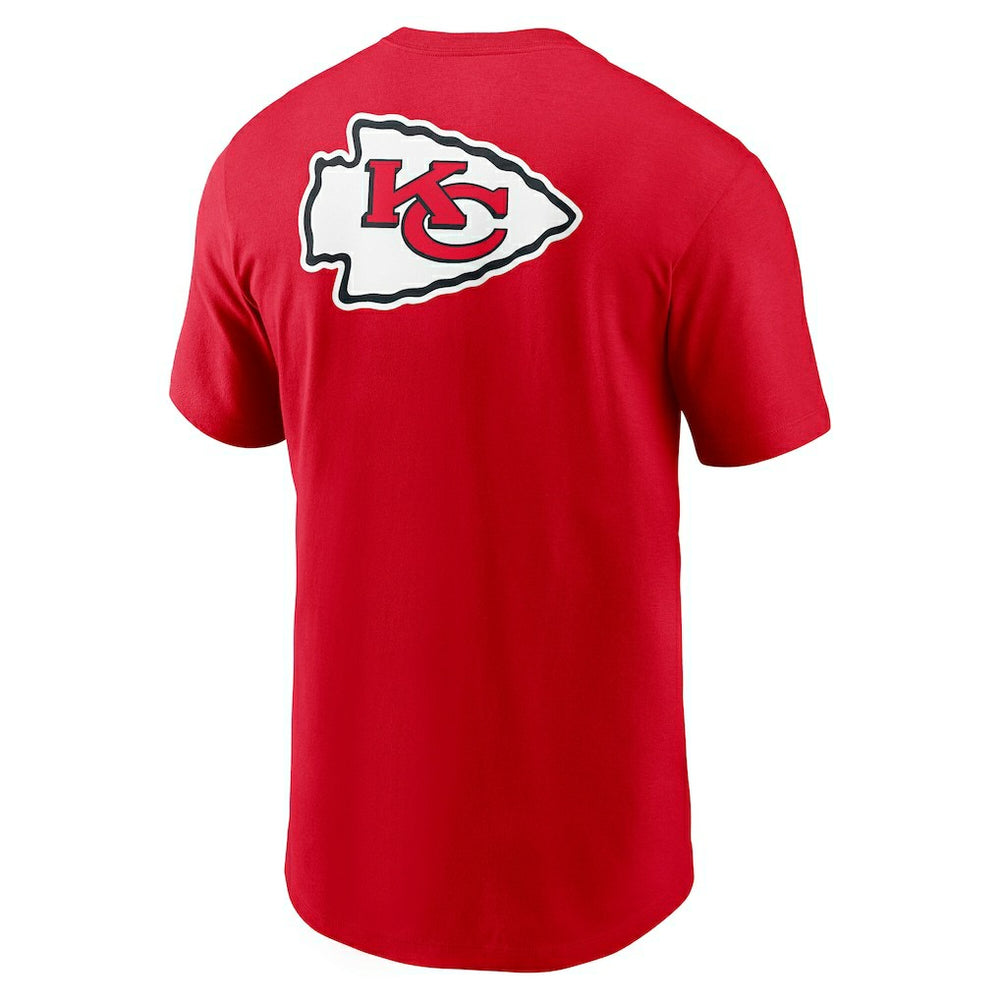 Kansas City Chiefs Rewind Front and Back Hit Essential T-Shirt Red | Nike for Sale
