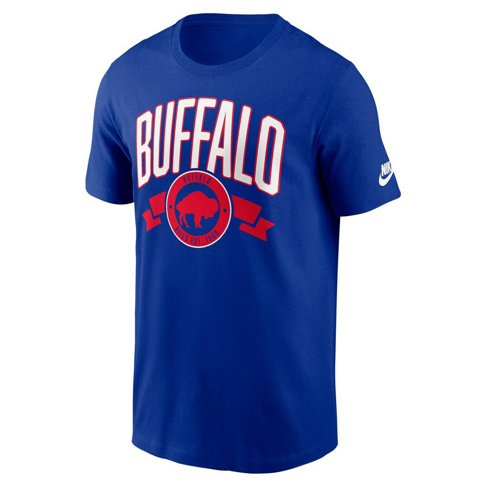 Buffalo Bills Rewind Front and Back Hit Essential T-Shirt Royal | Nike for Sale