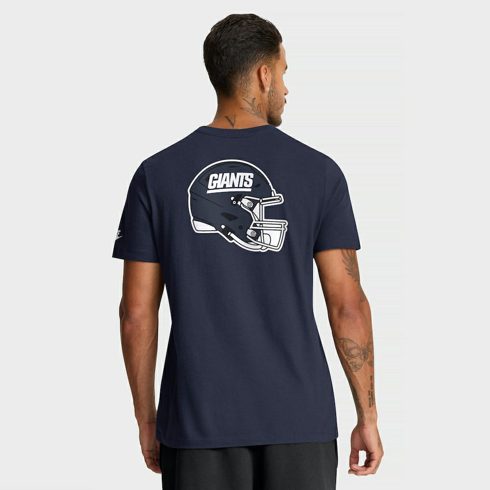 New York Giants Rewind Front and Back Hit Essential T-Shirt Navy | Nike for Sale