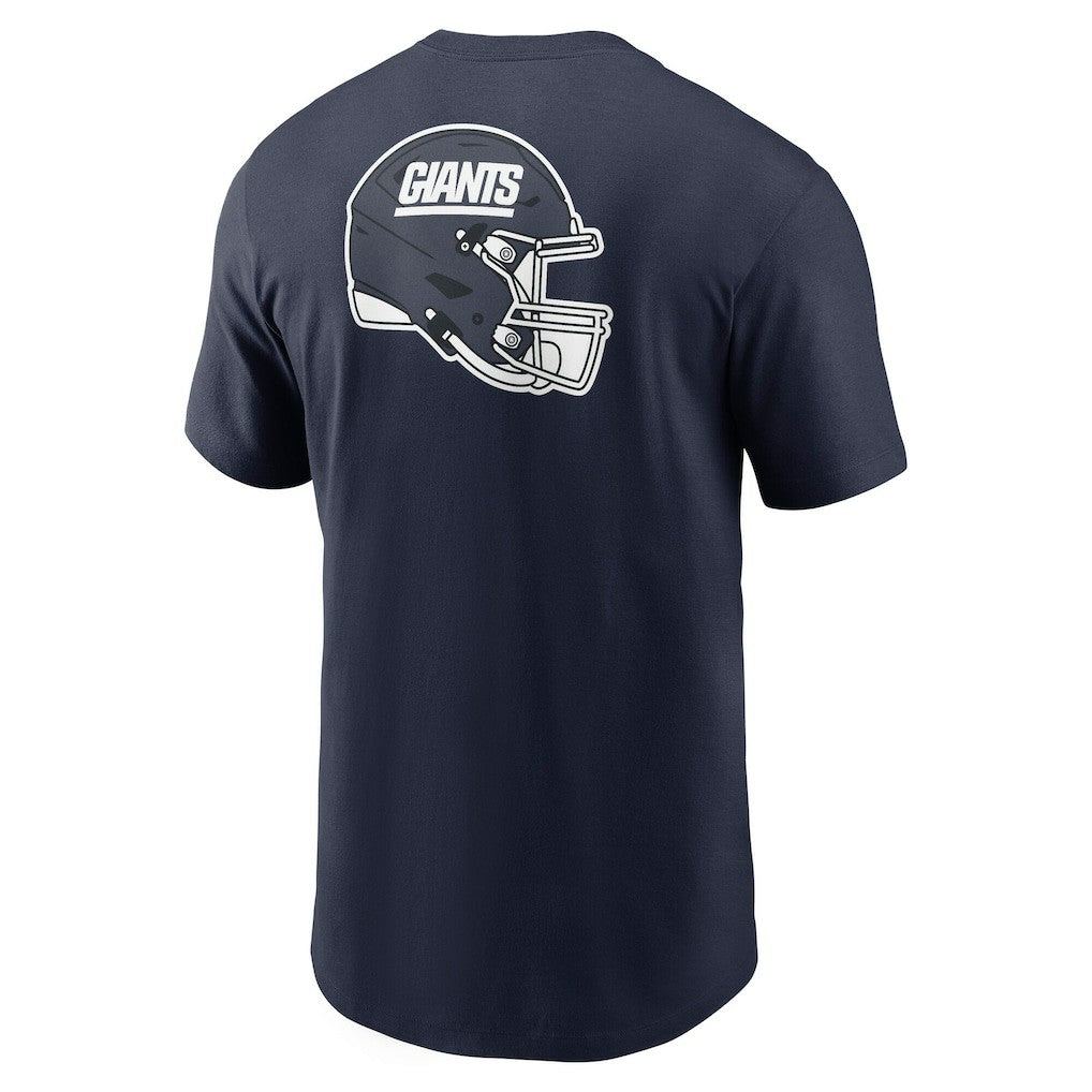 New York Giants Rewind Front and Back Hit Essential T-Shirt Navy | Nike for Sale