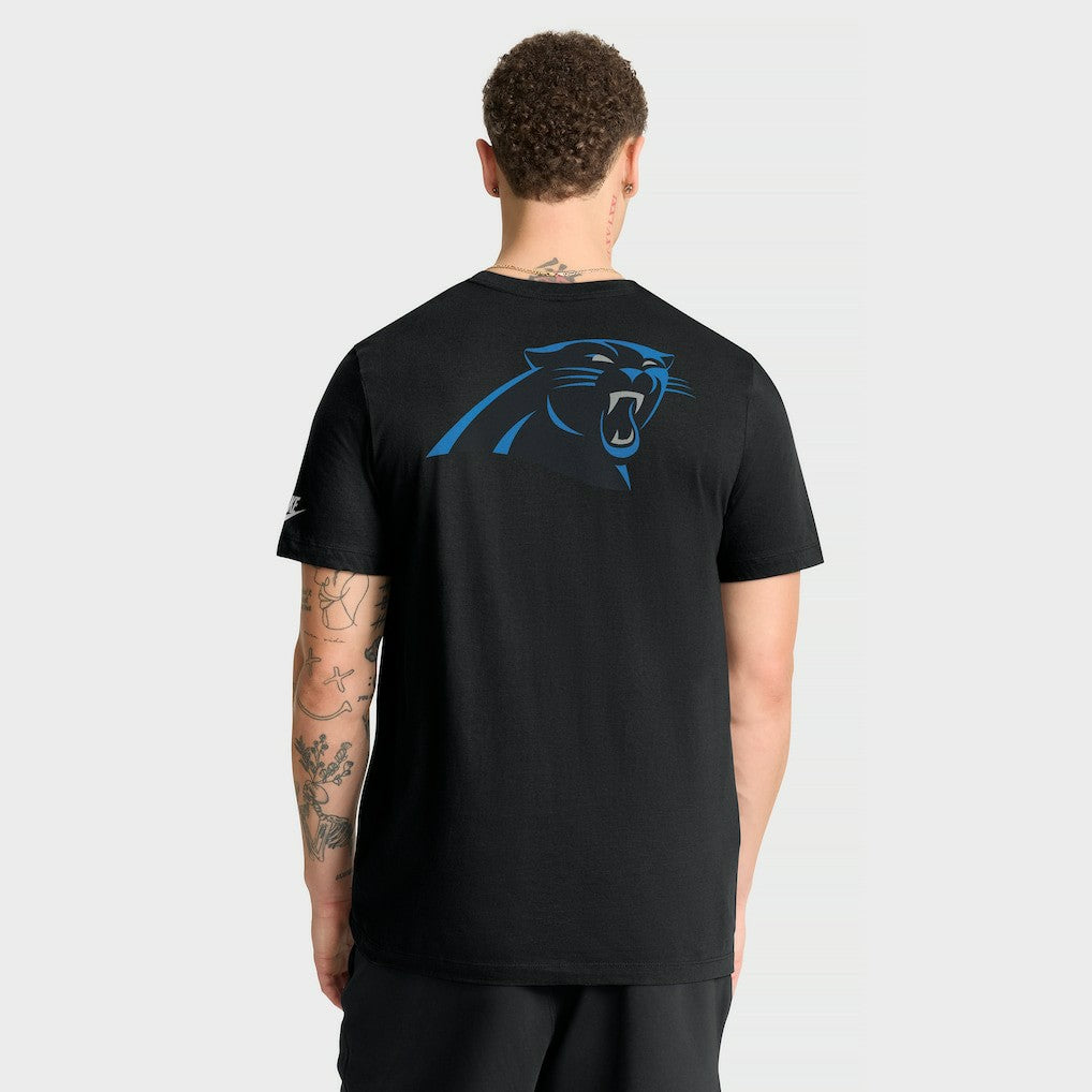 Carolina Panthers Rewind Front and Back Hit Essential T-Shirt Black | Nike for Sale