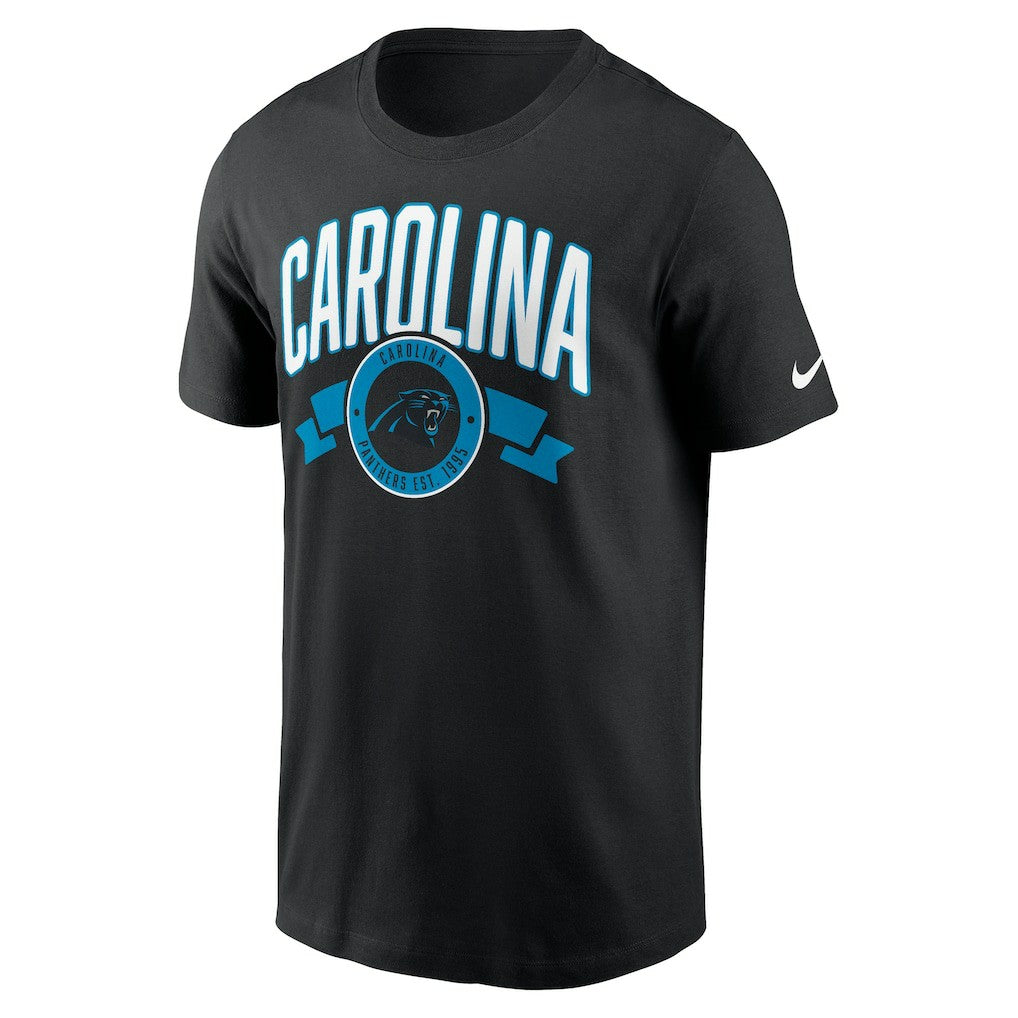 Carolina Panthers Rewind Front and Back Hit Essential T-Shirt Black | Nike for Sale