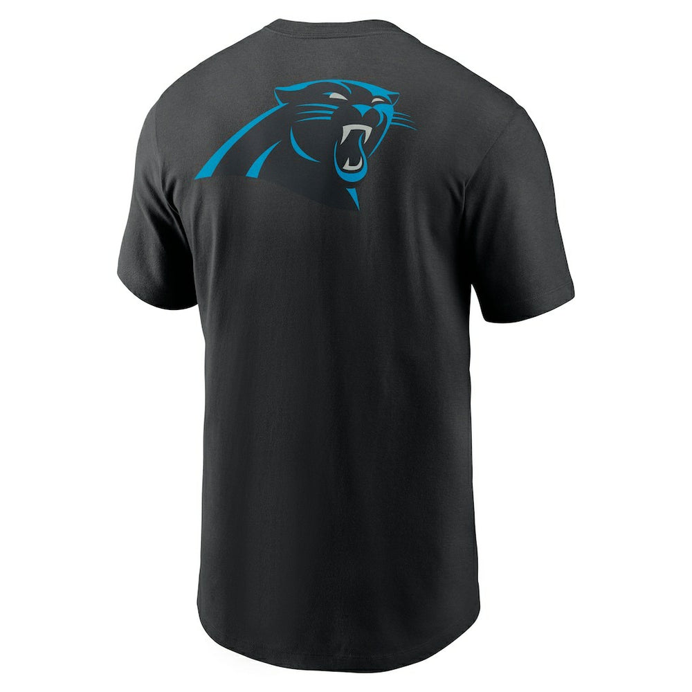 Carolina Panthers Rewind Front and Back Hit Essential T-Shirt Black | Nike for Sale