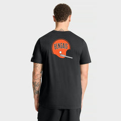 Cincinnati Bengals Rewind Front and Back Hit Essential T-Shirt Black | Nike for Sale