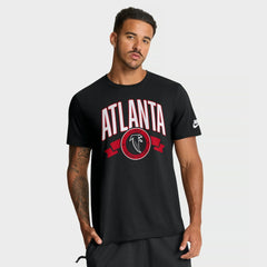 Atlanta Falcons Rewind Front and Back Hit Essential T-Shirt Black | Nike for Sale